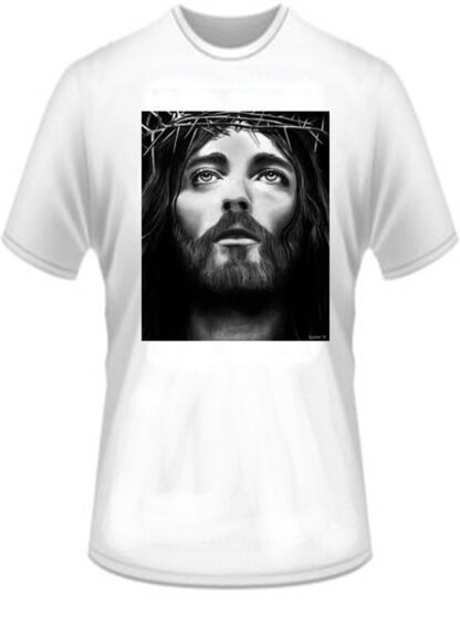 Camiseta Jesus preto e branco